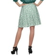 thumbnail image 4 of Moomaya Printed Short Skirts For Women Cotton Pleated Mini Skirt Summer Clothing, 4 of 6