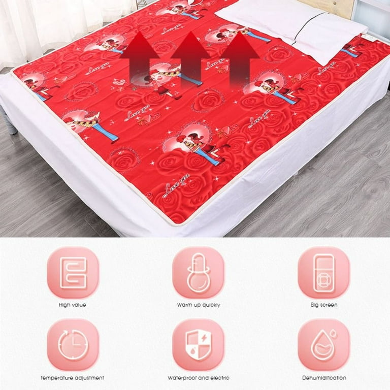 Thick Timing for Single/Double Heater Thermostat Smart Safe Bed Appliance  Winter Supplies Electric Blanket Heated Blanket 1.5X1.2M SMART - Walmart.com