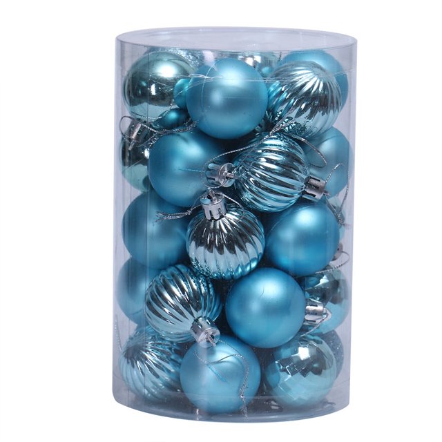 ¡Grandes ofertas! Adornos navideños rojos Dainzusyful, decoraciones navideñas, 34 bolas de 40 mm para árbol de Navidad, adornos colgantes para fiestas, adornos para el árbol de Navidad, regalos de