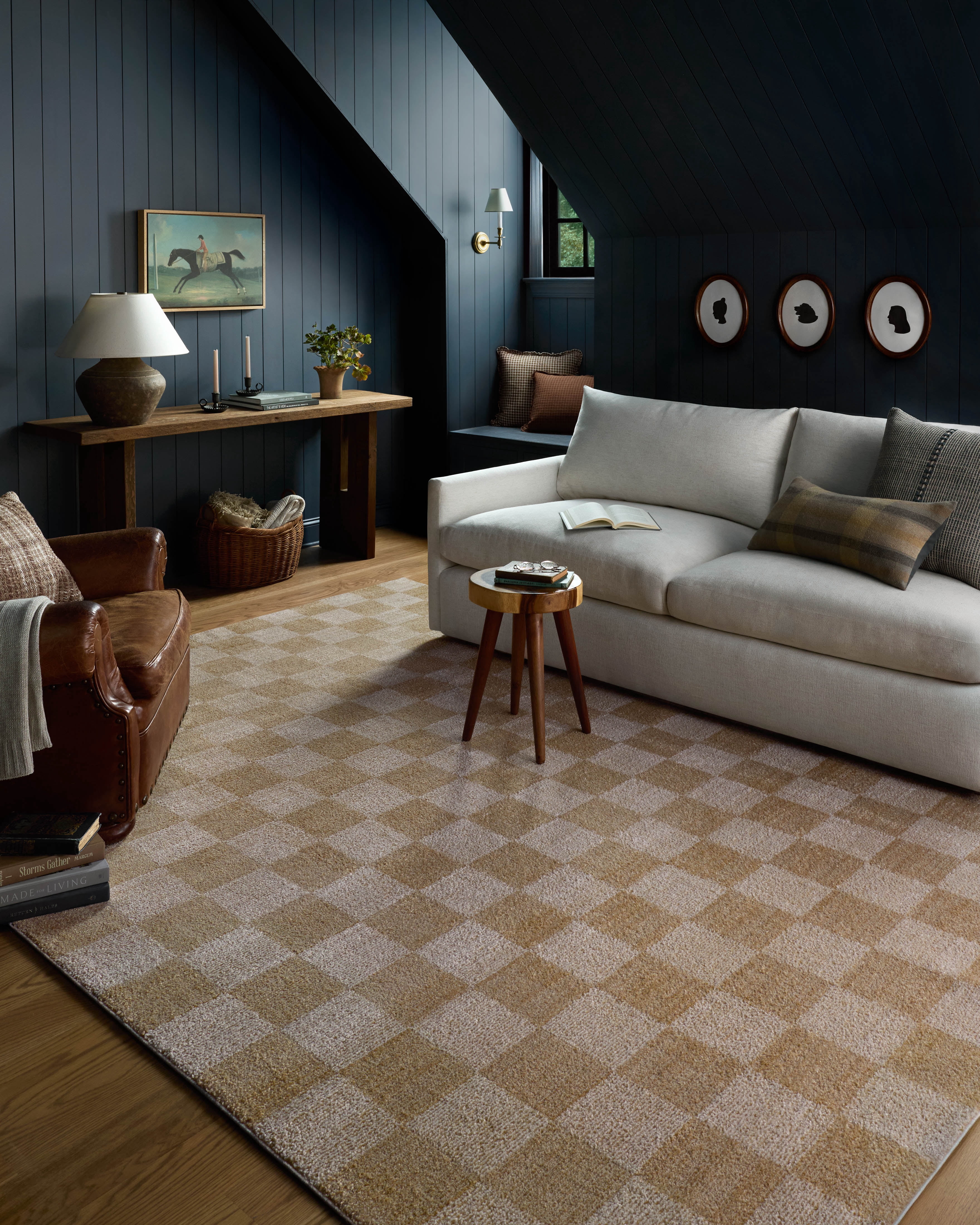 Chris Loves Julia x Loloi Calvin Wheat / Ivory 7'-10" x 10' Area Rug