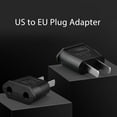thumbnail image 3 of Outlet Plug Adapter, Copper Conductor US To EU Plug Adapter 10PCS 125-250V Lightweight High Efficiency  Compatibility  For Smartphone Speaker For Travel, 3 of 8