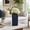 Blue, variant on Ceramic Vase with Grooved Detail for Living Room Decor - Decorative Flower Vase for Table Centerpiece and Home Display - Modern House Accent for Bedroom and Office Decor - 18", Brown