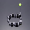thumbnail image 4 of With Handle Fried Egg Molds, Plum Fried Egg Mould, Excellent Design Crumpets For Making Pancakes, 4 of 8