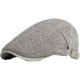 thumbnail image 6 of CoCopeaunts Beret Hat Male Female Autumn Winter Hat Adjust Flat Ivy Cap Striped Artist Painter Beret Hat Newsboy Cap, 6 of 7