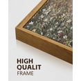 thumbnail image 4 of Drsoum Vintage Landscape Canvas Wall Art Prairie in Full Bloom Classic Wall Prints Modern Farmhouse Kitchen Bathroom Office Decor 10x10in Natural Framed, 4 of 6