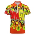 thumbnail image 4 of Sound Effect -BINGO! Men Zipper T-shirt Summer Casual Short Sleeve T-shirt Top, 4 of 7