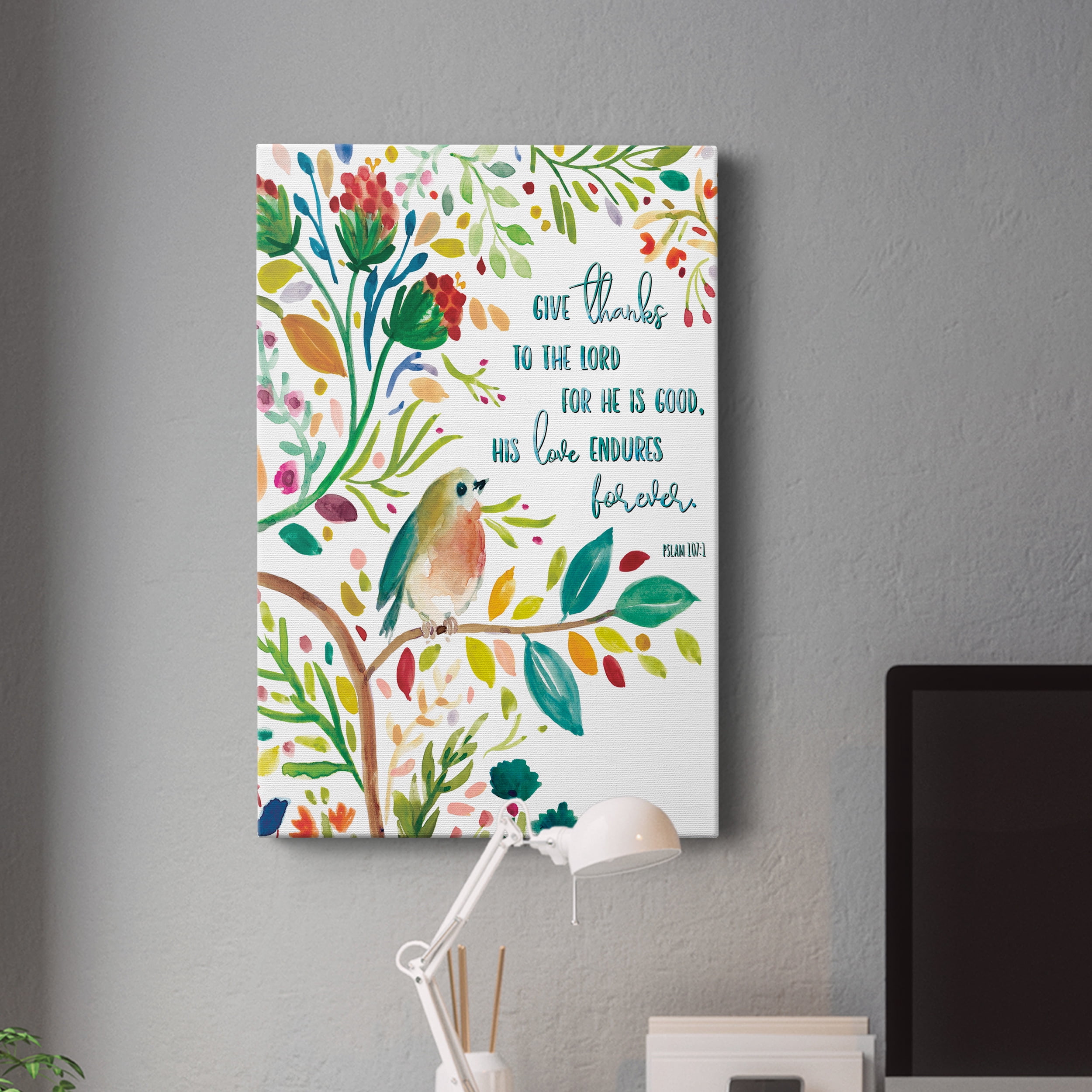 Give Thanks Premium Gallery Wrapped Canvas - Ready to Hang - 32 x 48