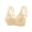 Beige01, variant on Wireless Front Closure Bra for Women Scalloped Lace Side Bust Support Plus Size Minimizer Bras with Wide Mesh Shoulder Straps for Large Bust & Seniors,Brown,2XL