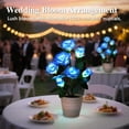 thumbnail image 5 of Artificial Blue Rose Flower Lamp LED Lights, Flower Table Lamp for Bedroom Bar Coffee Shop Wedding Valentines Mothers Day Birthday Christmas - Unique Gifts for Women Her Girlfriend Wife Mom, 5 of 15