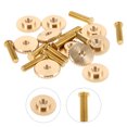thumbnail image 3 of Golden Metal Badge Screw Pin Backs for Fixing 20pcs Crafting Supplies, 3 of 8