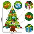 thumbnail image 5 of Kajiali Snowman Felt Christmas Tree for Kids Wall, DIY Felt Christmas Craft Kits with Colored String Lights for Toddlers Kids Xmas Gifts Door Hanging Decorations Home Decor, 5 of 6