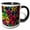 Black/White, variant on 3drose, Alaska, Noatak National Preserve. Alpine Bearberry on Arctic Tundra., 15oz Mug