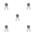 thumbnail image 1 of Eigraketly Horquilla delantera manillar Headpost ajustable Quick Release Catcher Bike Head Tube Holder Binding fijación hebilla abrazadera Type2 NO2, 1 of 6