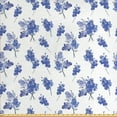 thumbnail image 1 of Floral Upholstery Fabric by the Yard, Bundles of Forget-Me-Nots Meadow Cranesbills and Early Purple Orchids, Decorative Fabric for DIY and Home Accents, Blue Grey and Violet by Ambesonne, 1 of 4