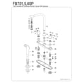 thumbnail image 4 of Kingston FB755SP Americana Two-Handle 4-Hole 8" Centerset Kitchen Faucet with Side Sprayer in Oil Rubbed Bronze, 4 of 5