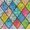 Rainbow, variant on Reeded Glass Window Privacy Film, Decorative Frosted Glass Window Film for Bathroom & Front Door, 3D Static Cling Window Coverings Day and Night Privacy Sun Heat Blocking (29.5 x 118 Inch)