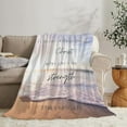 thumbnail image 2 of Virgin Mary Blanket Ultra Soft Warm Flannel Fleece Christian Scripture Blanket Lightweight Fuzzy Prayer Catholic Decor Gifts for Girls Boys Women Men, 2 of 10
