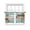 Brown Teal, variant on Brown Blue Vintage Sheer Curtains 72 Inch Length 2 Panels Set Window Treatments, Retro Farmhouse Elegant Pastoral Rod Pocket Semi Curtains for Living Room/Bedroom/Kitchen Décor, 104"W x 72"L