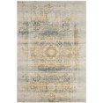 thumbnail image 1 of Safavieh Evoke 5'1" X 7'6" Power Loomed Rug in Ivory and Blue, 1 of 2