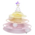 thumbnail image 3 of Jouet de Boule de Chat, Rouleau de Jouet de Chat 3 Jouet Interactif Chaton Jouet Rouleau Utilisation Pratique, 3 of 8