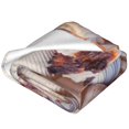thumbnail image 2 of Bingfone Sea Shells Print Flannel Fleece Blanket Throw Blanket for Bed,Sofa,Couch,Travel,Camping(80"x60" ), 2 of 8