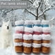 thumbnail image 4 of Methold Botas para mascotas Lluvia Nieve Zapatos para cachorros Calzado para mascotas antideslizante a prueba de frío Ropa para mascotas caqui cinco Methold PT000052-15, 4 of 6