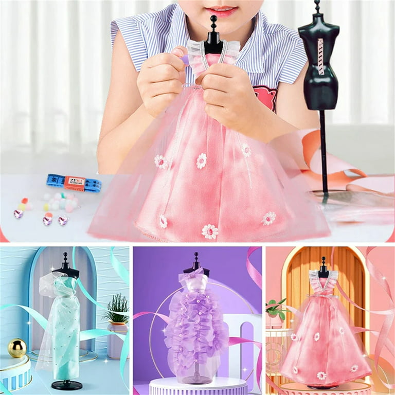 Tacobear Fashion Designer Kits for Girls Sewing Kit for Kids