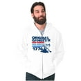 thumbnail image 4 of OG President Washington 1776 Joke Zip Up Hoodie Men's Women's Brisco Brands S, 4 of 6