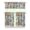 Retro Tableware2 (1)-1, variant on Fresh Flowers and Butterflies2(1) Kitchen Curtain Valance 3 Piece Home Curtains and Valance Set Curtain Sink Window Decor Window Treatment Tier 27.5x36 Length