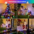 thumbnail image 5 of 2 Pack Solar String Lights Outdoor Waterproof, Each 33FT 100 LED Multi Colored Solar Fairy Lights, 8 Modes Easter String Light for Yard Patio Tree Garden Christmas Easter Decorations, 5 of 17