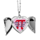 thumbnail image 1 of Cálculo de la pi matemática Alas de ángel collar colgante regalo de moda Unbranded M, 1 of 3