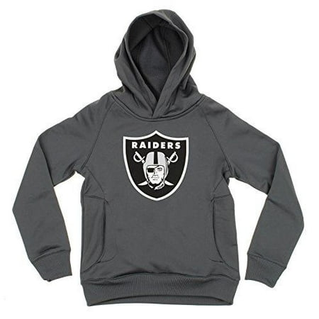 - OuterStuff NFL Youth Boys Oakland Raiders Logo Pullover Sweatshirt Hoodie