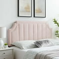 thumbnail image 2 of Tufted Headboard, Full Queen Size, Velvet, Pink, Modern Contemporary Urban Design, Bedroom Master Guest Suite, 2 of 10