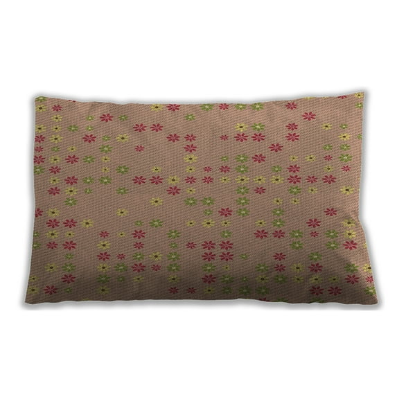 Ahgly Company Outdoor Rectangular Contemporary Lumbar Throw Pillow, 13 inch by 19 inch