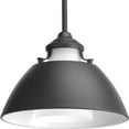 thumbnail image 3 of Progress Lighting P500013 Carbon 1 Light 11" Wide Pendant - Grey, 3 of 7