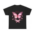 thumbnail image 2 of Butterfly Breast Cancer Ribbon Shirt, Butterfly Fighter Shirt ID-0629-UWLE, 2 of 10