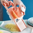 thumbnail image 2 of Cortador de zanahoria Rallador de rábano multifuncional Veggie Chopper Utensilios de cocina FLhrweasw Nuevo, 2 of 8