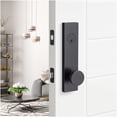 thumbnail image 5 of Sure-Loc ZT307 FBL Zermatt Keyed Entry Knob Set And Deadbolt Combo Pack Sideplate - Black, 5 of 7