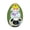 F, variant on Easter Gift Basket for Kids Foam Egg Layout Decoration Items 10 X 8 X 6 cm Suitable for Easter Home Decoration