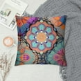thumbnail image 2 of Nawypu  Double Sided Mandala Patterns Hippie Psychedelic Throw Pillow Covers, 2 of 5