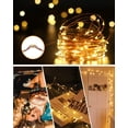 thumbnail image 4 of Cadena de Luces, 5M 50LED Cadena de Luces Funciona con Pilas Mini Cadena de Luces LED Decoración de Luces de Interior para Dormitorio Navidad Boda Fiesta Hogar Jardín, Blanco Cálido, 4 of 7