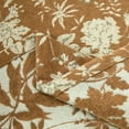thumbnail image 6 of VOGOL Vintage Chenille Window Valance, Brown Botanical Print Waterfall Style, 43" x 110", 6 of 7