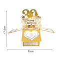 thumbnail image 4 of 3d 30th/60th70th Wedding Anniversary Card For Husband Wife Personalized Note And Envelope Included Artistic Pop-up Greeting Card, 4 of 4