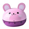 thumbnail image 1 of 2xCute Animal Temporizador Mecánico Reloj Despertador Manual Para Cocinar Hornear Aula, 1 of 8