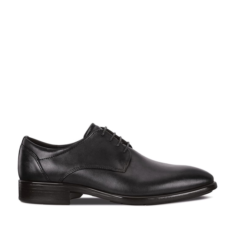 Ecco Citytray Derby Classic Leather Black Dress Shoes Men\'s EU 43 Men main image 4