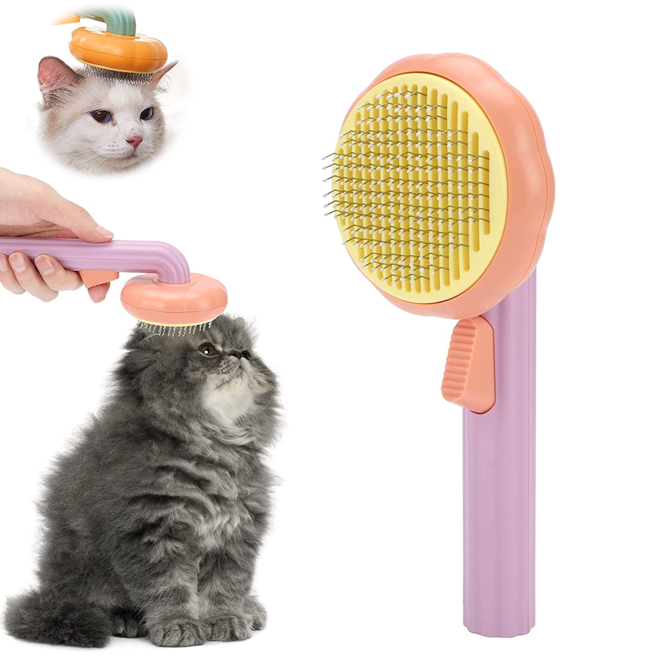 Neotimely Cat Brush, Cat Brushes for Indoor Cats, Cat Hair Brush for