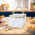 thumbnail image 4 of Bolsa aislante para entrega de pizza y comida, bolsa de almuerzo para picnic al aire libre reutilizable, portador de pasteles, 4 of 8