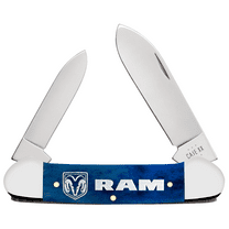 Case XX Knives Dodge RAM Canoe Navy Blue Bone Tru-Sharp Stainless Steel Pocket Knife