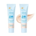 thumbnail image 1 of Loción de protección solar Defense SPF 50+ para rostro, 2 unidades, tamaño de viaje, 1 of 9