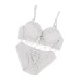 thumbnail image 4 of push up para mujer Ropa interior de encaje con panty, , 85B jinwen Sujetador floral de encaje, 4 of 8
